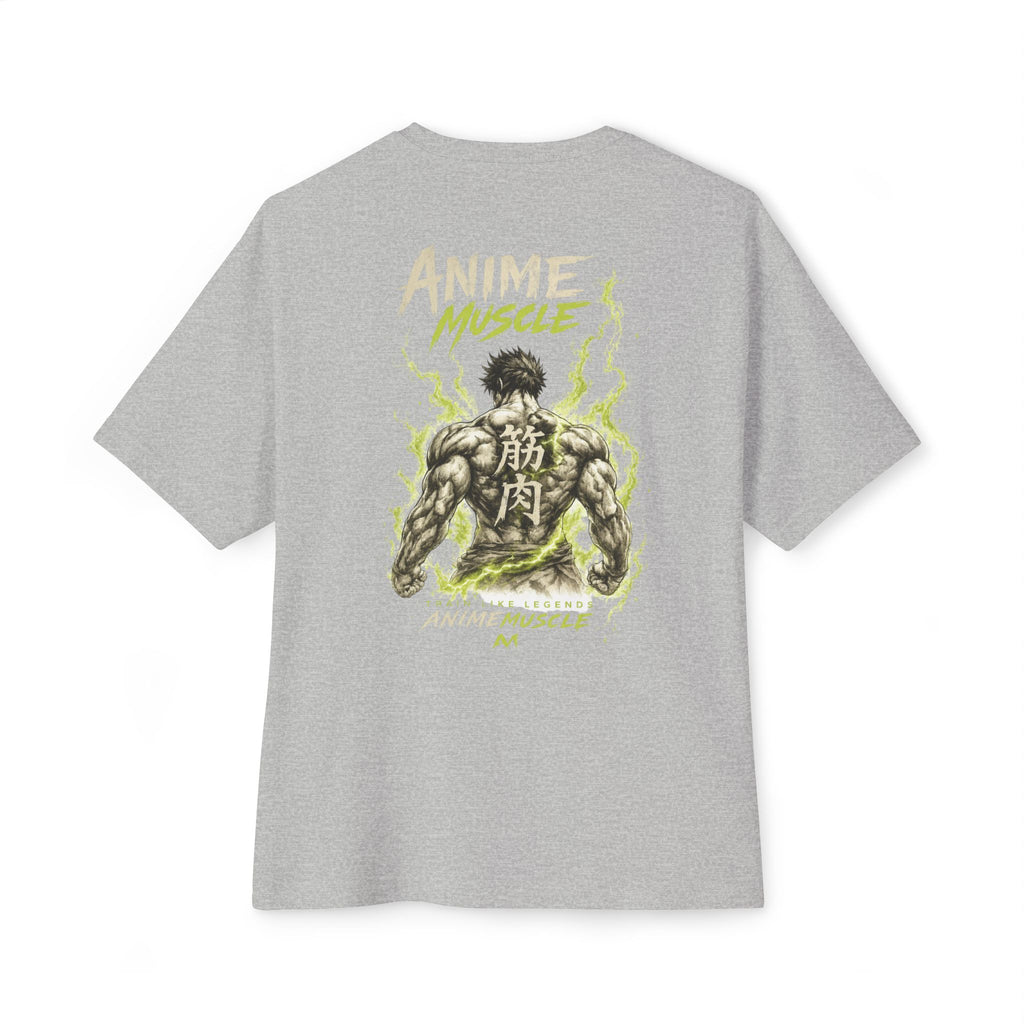 Anime Muscle Tee — Retro Gym Anime Graphic Shirt