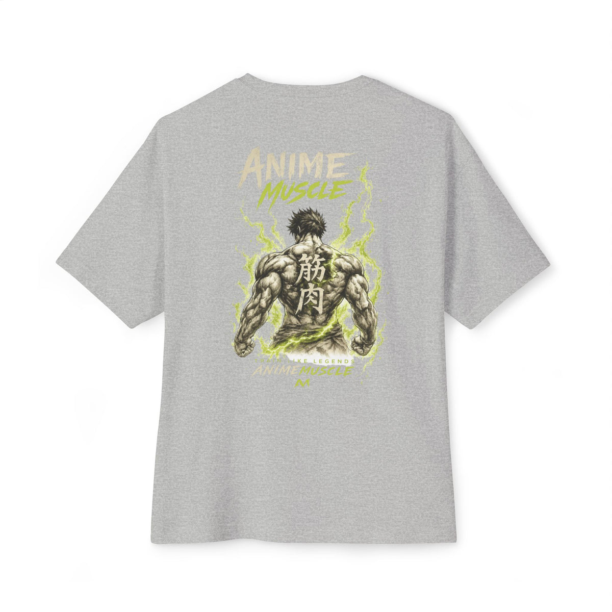 Anime Muscle Tee — Retro Gym Anime Graphic Shirt