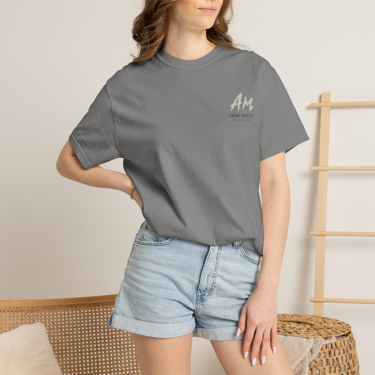 Anime Muscle T-Shirt — Graphic Vintage Gym Tee