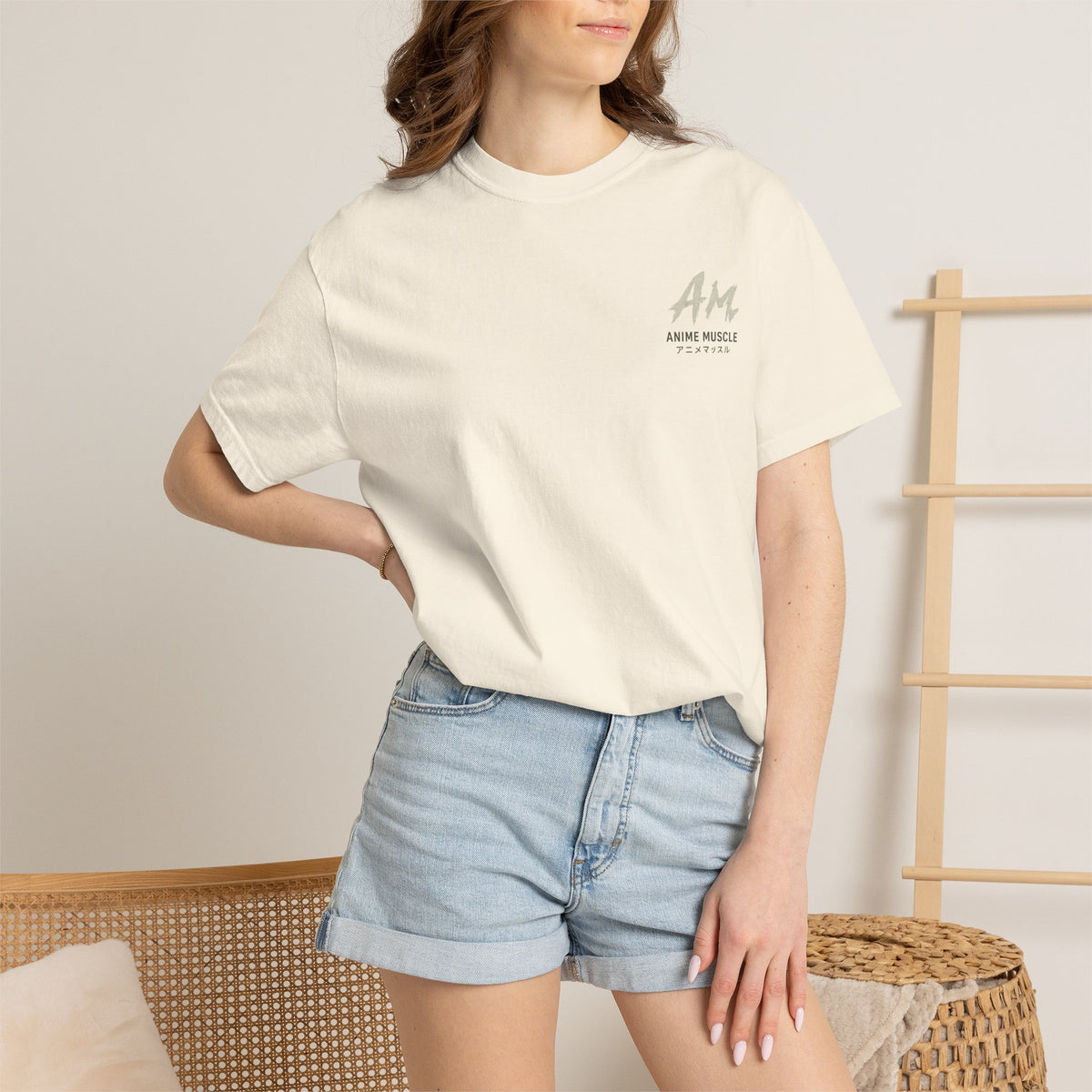 Anime Muscle T-Shirt — Graphic Vintage Gym Tee