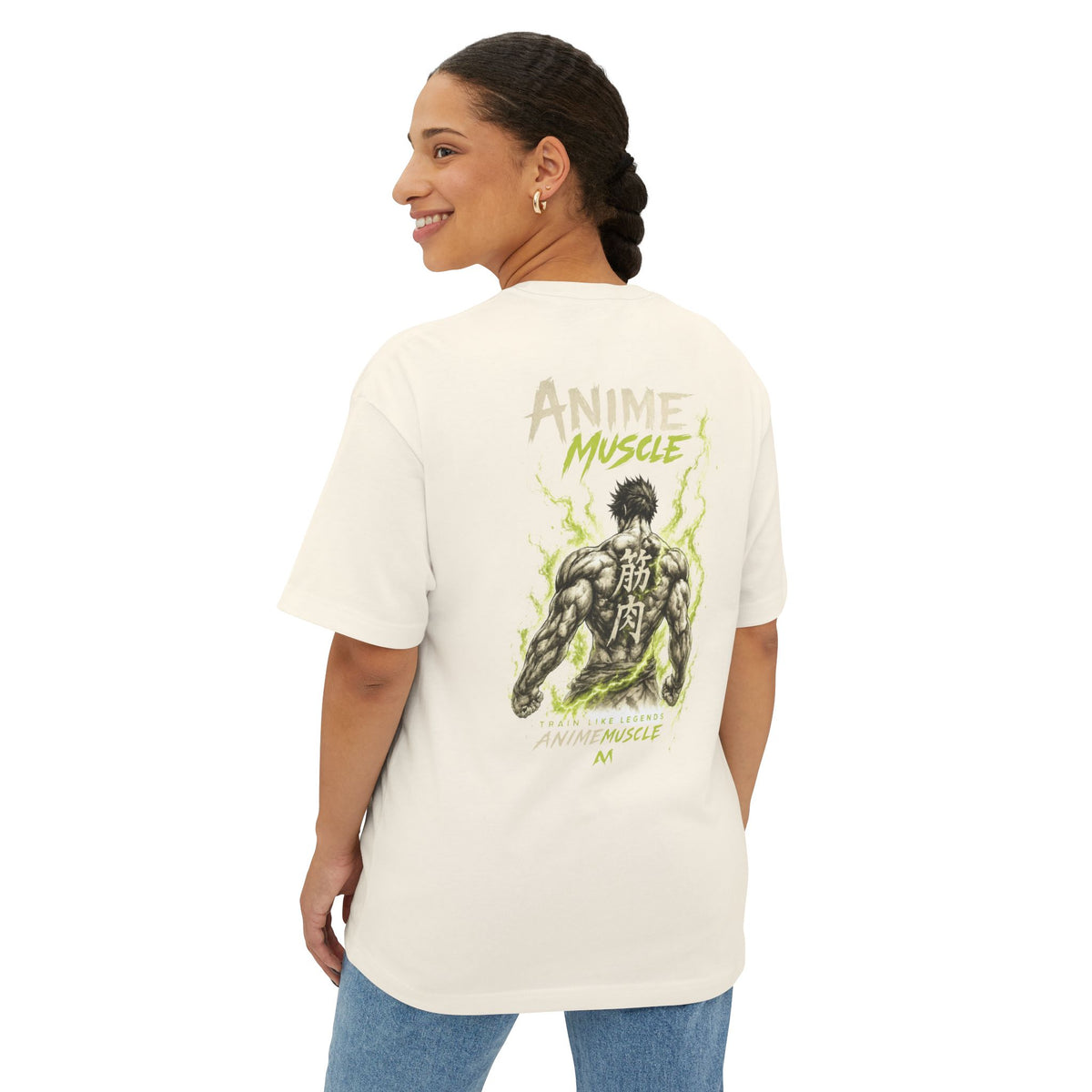 Anime Muscle Tee — Retro Gym Anime Graphic Shirt