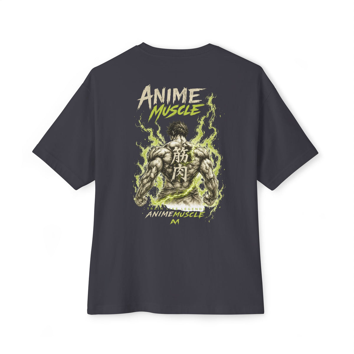 Anime Muscle Tee — Retro Gym Anime Graphic Shirt
