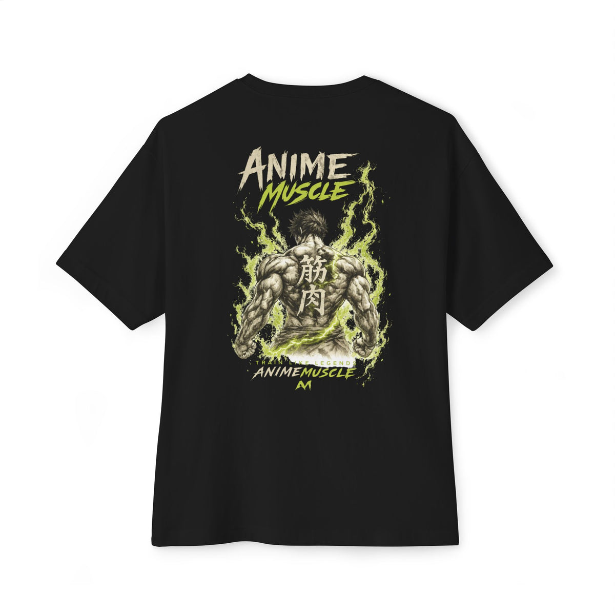 Anime Muscle Tee — Retro Gym Anime Graphic Shirt
