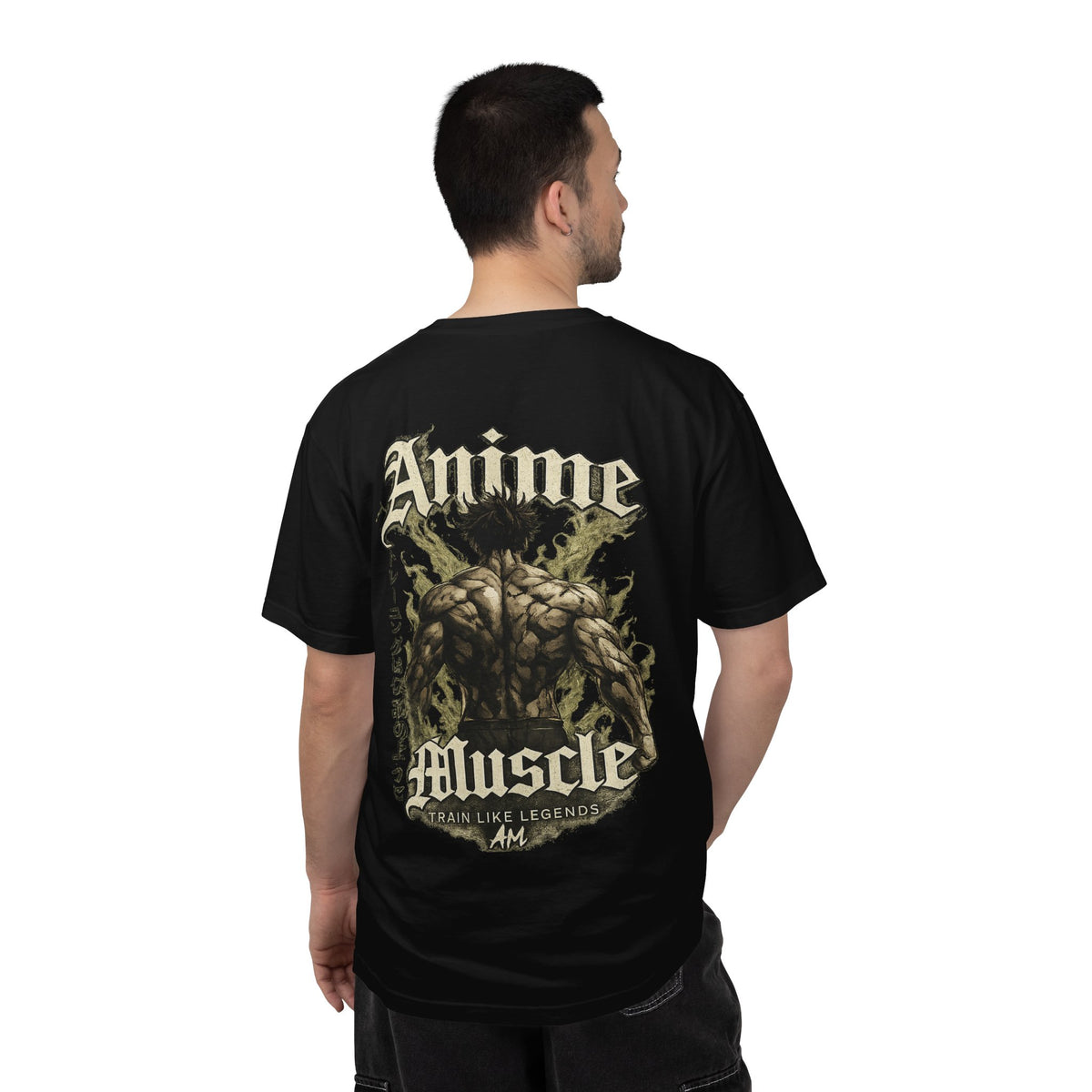 Anime Muscle T-Shirt — Graphic Vintage Gym Tee