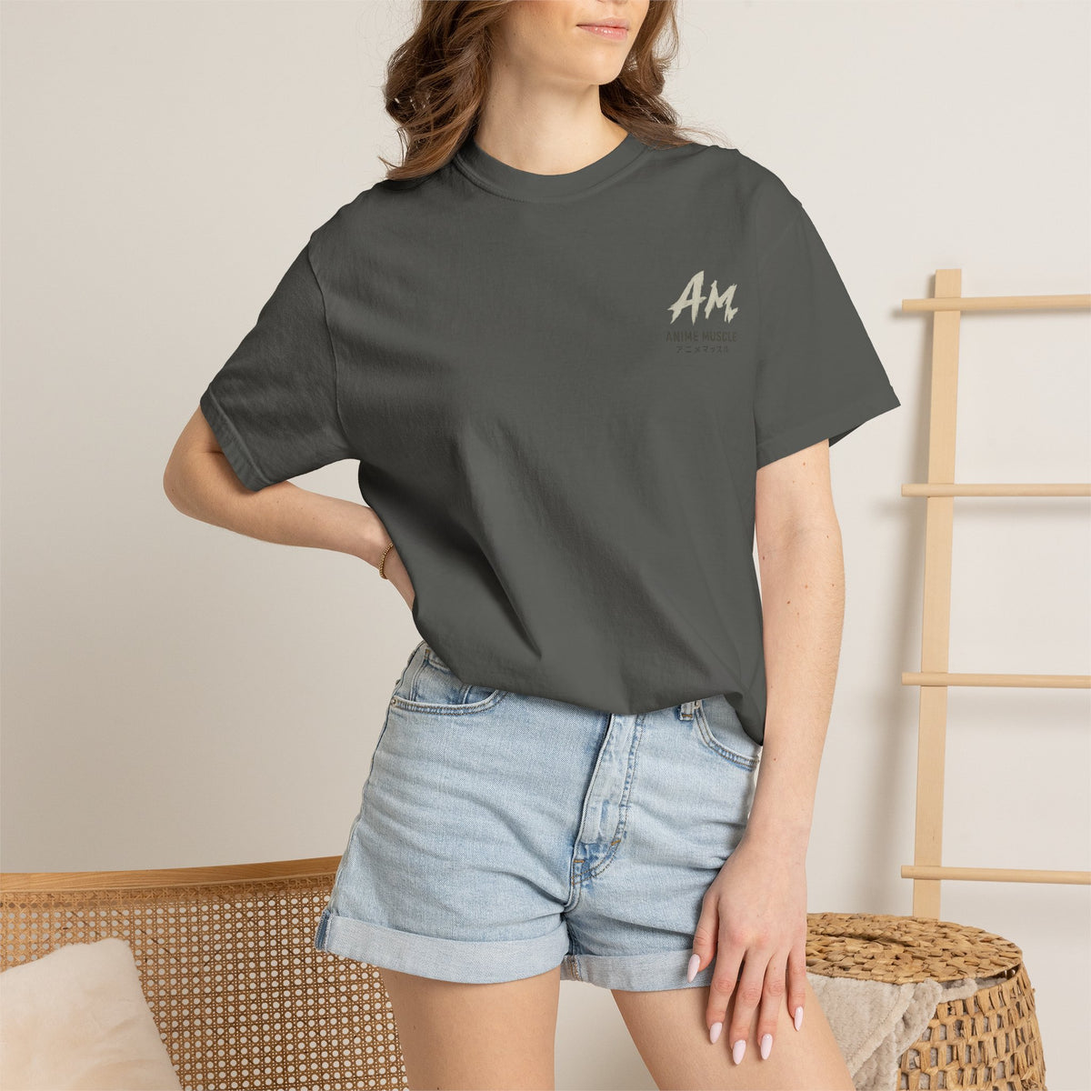 Anime Muscle T-Shirt — Graphic Vintage Gym Tee